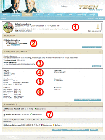 budowa dokumentu zakupowego faktury elektronicznej 1